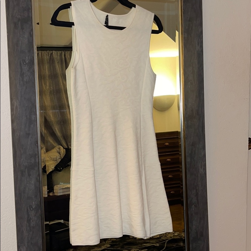 Theory White A line Mini dress size M